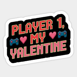 gamer valentines Sticker